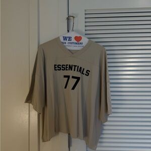 Essentials Tan Short Sleeve Tee